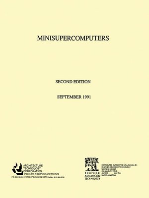 cover image of Minisupercomputers